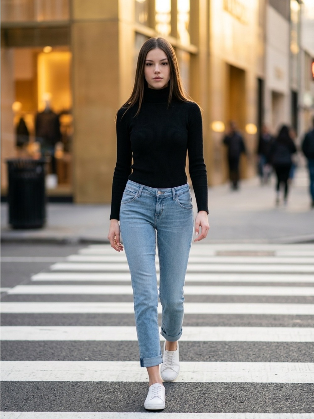 Hudson Jeans Bacara Mystic Blue Crop.